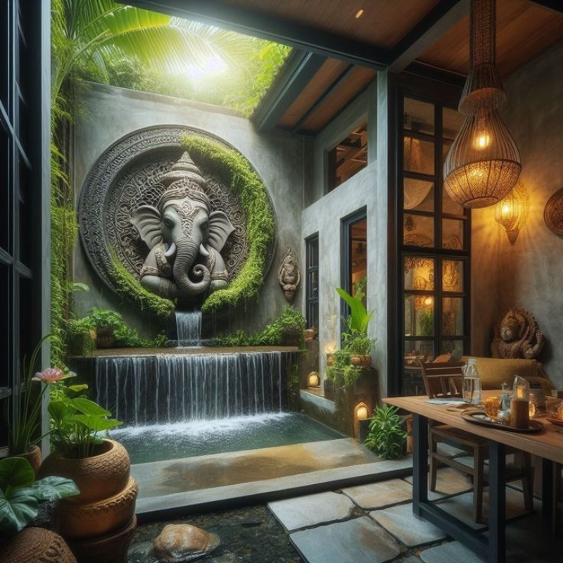 Ganesha Wall Water Fountain